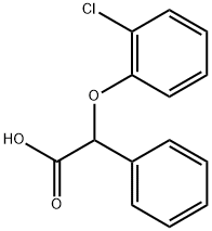 2-(2-chlorophenoxy)-2-phenylacetic acid 结构式