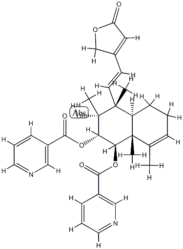 スクテバルバチンA 化学構造式