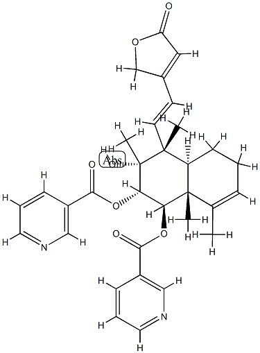 Scutebarbatine A Structure