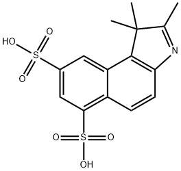 1,1,2-三甲基-1H-苯并吲哚-6,8-二磺酸,176978-81-7,结构式