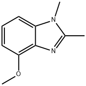 1H-Benzimidazole,4-methoxy-1,2-dimethyl-(9CI) Structure