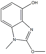 1H-Benzimidazol-4-ol,2-methoxy-1-methyl-(9CI) Structure
