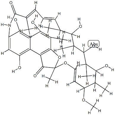 利福霉素杂质,17750-90-2,结构式