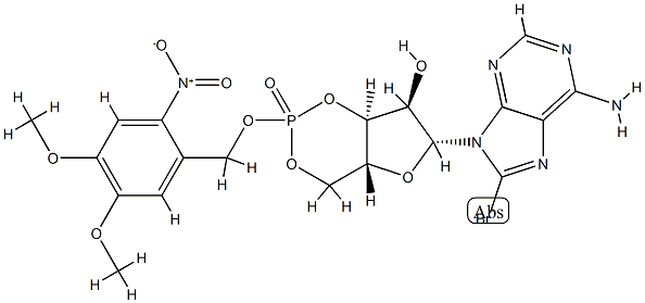 177592-87-9 4,5-dimethoxy-2-nitrobenzyl-8-bromo-cAMP