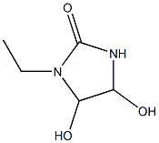 2-Imidazolidinone,1-ethyl-4,5-dihydroxy-(9CI),177781-53-2,结构式