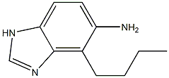 1H-Benzimidazol-5-amine,4-butyl-(9CI) Structure