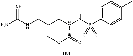 Nα-トシル-L-アルギニンメチル塩酸塩 化学構造式