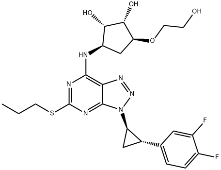 Ticagrelor Sulphone 化学構造式