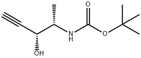 Carbamic acid, (2-hydroxy-1-methyl-3-butynyl)-, 1,1-dimethylethyl ester, [R- Structure