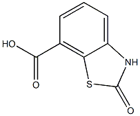 7-Benzothiazolecarboxylicacid,2,3-dihydro-2-oxo-(9CI) Struktur