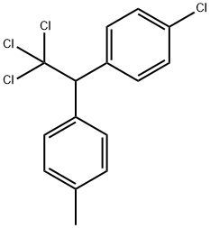 Benzene, 1-chloro-4-[2,2,2-trichloro-1-(4-Methylphenyl)ethyl]- 结构式