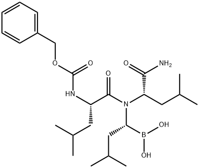 Z-Leu-Leu-Leu-B(OH)2 (MG262) Struktur