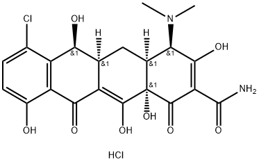 4-EPIDEMECLOCYCLINE HYDROCHLORIDE Struktur