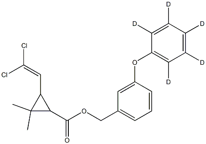 氯菊酯-D5, 1794760-19-2, 结构式