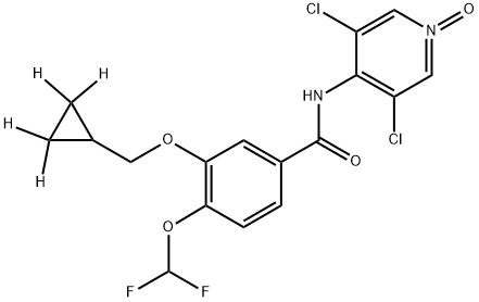 罗氟司特氮氧化物-D4, 1794760-31-8, 结构式