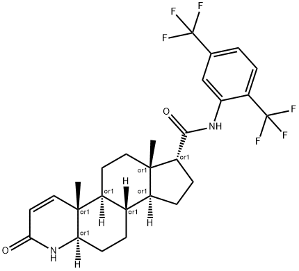 Dutasteride Impurity E (Dutasteride 17-alfa-epimer) Structure