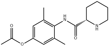 4-Acetyloxy-N-despropyl Ropivacaine Struktur
