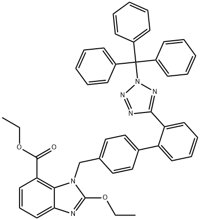 N-Trityl Candesartan Ethyl Ester Structure