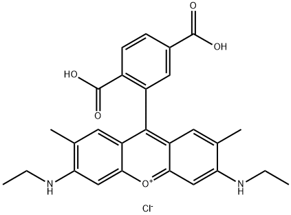 6-CR, 6G  [6-CarboxyrhodaMine 6G hydrochloride] Structure
