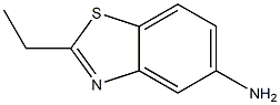 5-Benzothiazolamine,2-ethyl-(9CI) Structure