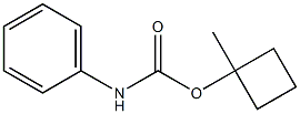Cyclobutanol, 1-methyl-, carbanilate (6CI,8CI) Structure