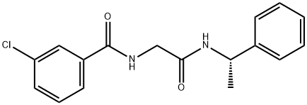 1802326-66-4 3-氯-N-[2-氧代-2-[[(1S)-1-苯基乙基]氨基]乙基]苯甲酰胺