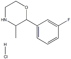 3-Fluorophenmetrazine (hydrochloride) Structure