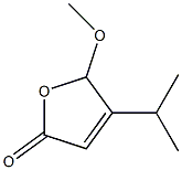 2(5H)-Furanone,5-methoxy-4-(1-methylethyl)-(9CI),180576-33-4,结构式