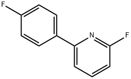 2-氟-6-(4-氟苯基)吡啶, 180606-14-8, 结构式