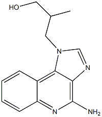 3-(4-氨基-1H-咪唑并[4,5-C]喹啉-1-基)-2-甲基丙烷-1-醇, 1807606-78-5, 结构式