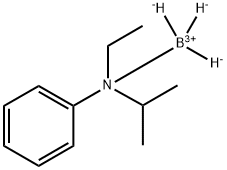 N-乙基-N-异丙基苯胺硼烷复合体, 180840-34-0, 结构式