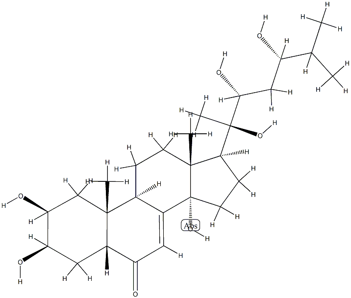 18089-44-6 (20R,22R,24S)-2β,3β,14α,20,22,24-Hexahydroxy-5β-cholesta-7-ene-6-one