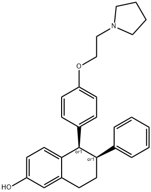 rac-Lasofoxifene Structure