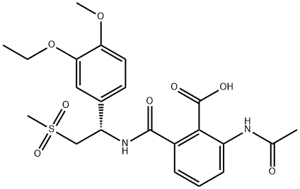 阿普斯特杂质 10 结构式