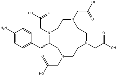 p-NH2-Bn-DOTA(B-200), 181065-46-3, 结构式