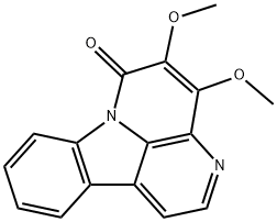 4,5-ジメトキシカンチン-6-オン 化学構造式