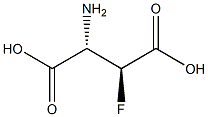 D-Aspartic acid, 3-fluoro-, erythro- (9CI) Structure