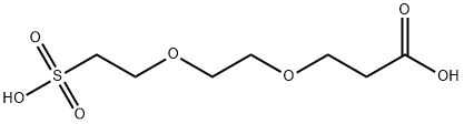 Carboxy-PEG2-sulfonic acid Struktur