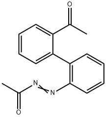4,4'-アゾビス(1-アセチルベンゼン) 化学構造式