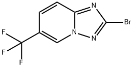 2-溴-6-(三氟甲基)-[1,2,4]三唑并[1,5-A]吡啶, 1820712-71-7, 结构式
