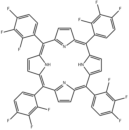 MESO-四(2,3,4-三氟苯基)卟啉, 1821342-32-8, 结构式