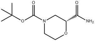 (R)-4-Boc-2-carbaMoylMorpholine Struktur