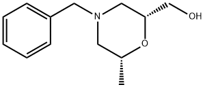 ((2R,6R)-4-benzyl-6-MethylMorpholin-2-yl)Methanol Structure