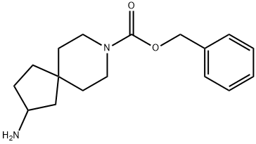 苯甲基 2-氨基-8-氮杂螺[4.5]癸烷-8-甲酸基酯, 1823270-06-9, 结构式
