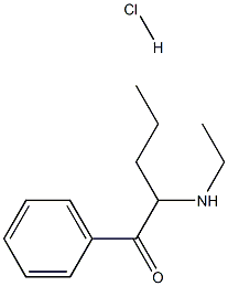 α-乙基氨基五苯酮（盐酸盐）, 18268-16-1, 结构式