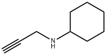N-prop-2-yn-1-ylcyclohexanamine(SALTDATA: HCl 0.1H2O) Structure