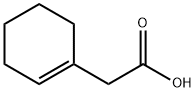 1-シクロヘキセニル酢酸 化学構造式