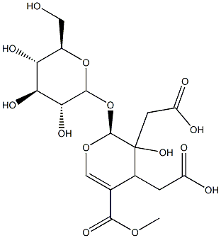 女贞子酸 结构式