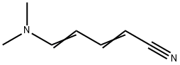 2,4-Pentadienenitrile,5-(dimethylamino)-(9CI) Struktur