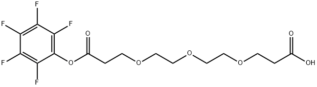 Acid-PEG3-PFP ester Structure